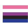 Generique Drapeau Genderfluid 90 x 150cm